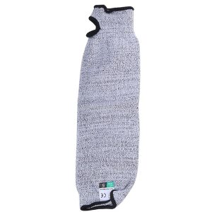 1pc level 5 hppe cut resistant anti puncture work protection arm sleeve cover arm sleeve car maintenance protective work gloves thumb opening 45cm