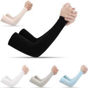2pcs arm sleeves warmers sports sleeve sun uv protection hand cover cooling warmer running fishing cycling summer cooling