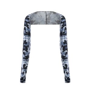 arm cover warm sun protection uv protection sports sleeve arm cover a long sleeved running and cycling hooded top b 08