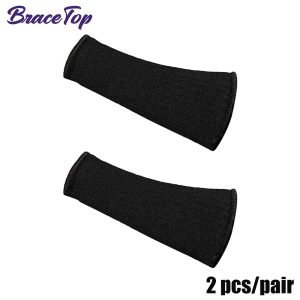 bracetop arm protectors for bruising cut burn heat resistant arm sleeve protectors protective forearm sleeves cooking gardening black arm sleeve