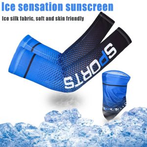 cool arm sleeve cover for men women sun protection ice sleeve sunscreen arm guard for basketball running cycling bodybuilding 7